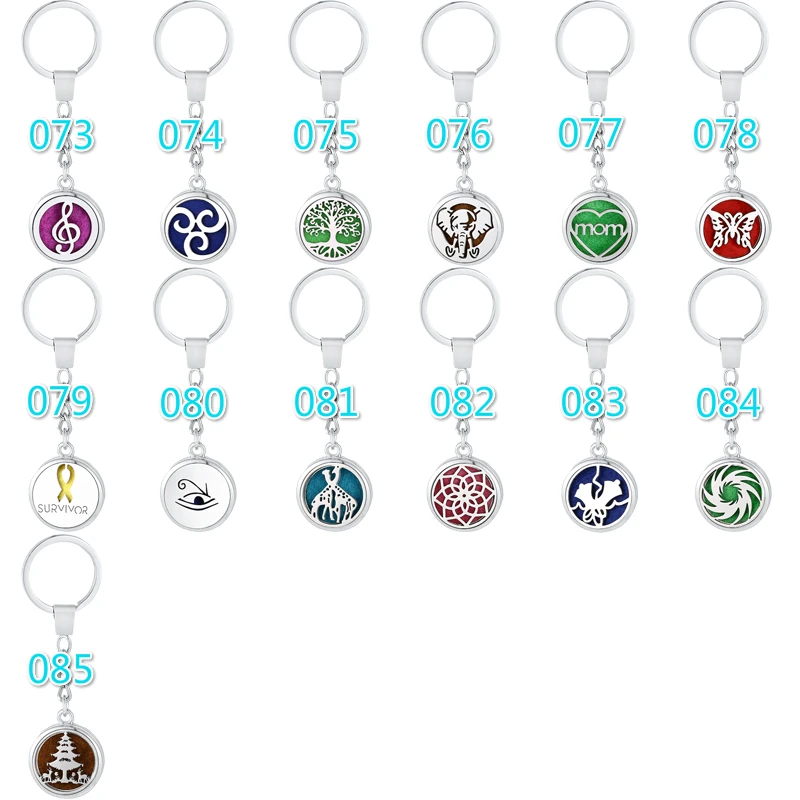 Древо жизни брелок для ароматерапии нержавеющая сталь диффузор кулон парфюм
