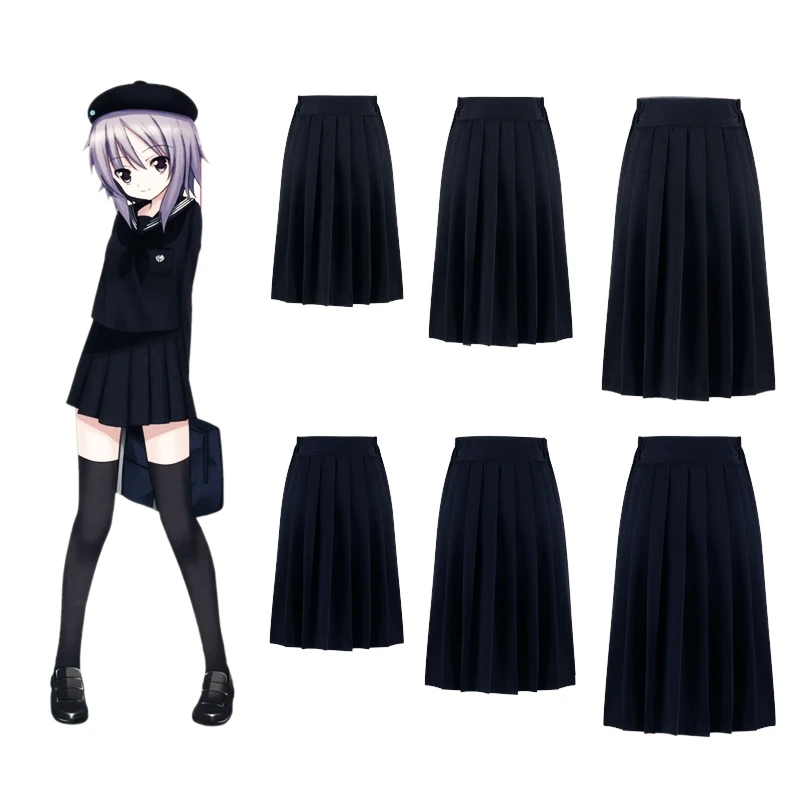 

Elastic Waist Uniform College Costume School Girl Jk School Uniformsshort Skirt Pleated Skirt Sailors Girls Clothing Xs-5xl