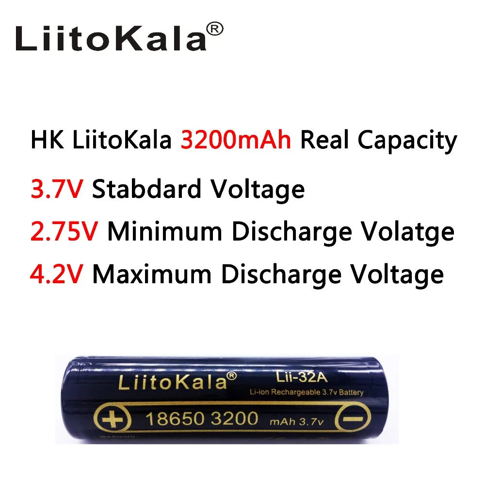 Liitokala lii 202 cargador DE bateria + 2 unids hk 32a 18650 3200 мАч recargable para la linterna desc|bateria 18650| |