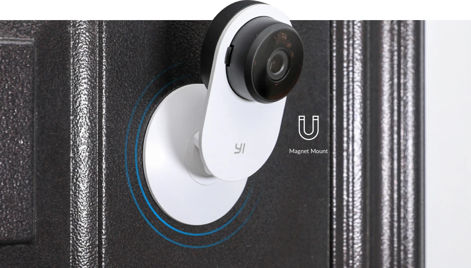 Wi-Fi Камера YI Home 3 Разрешение 1080P Full HD Онлайн доступ 24/7 Детектор аномального звука Обнаружение человека Умный поиск на облаке Таймер Питания вкл/выкл Инфракрасное ночное видение Двусторонняя аудиосвязь Cloud
