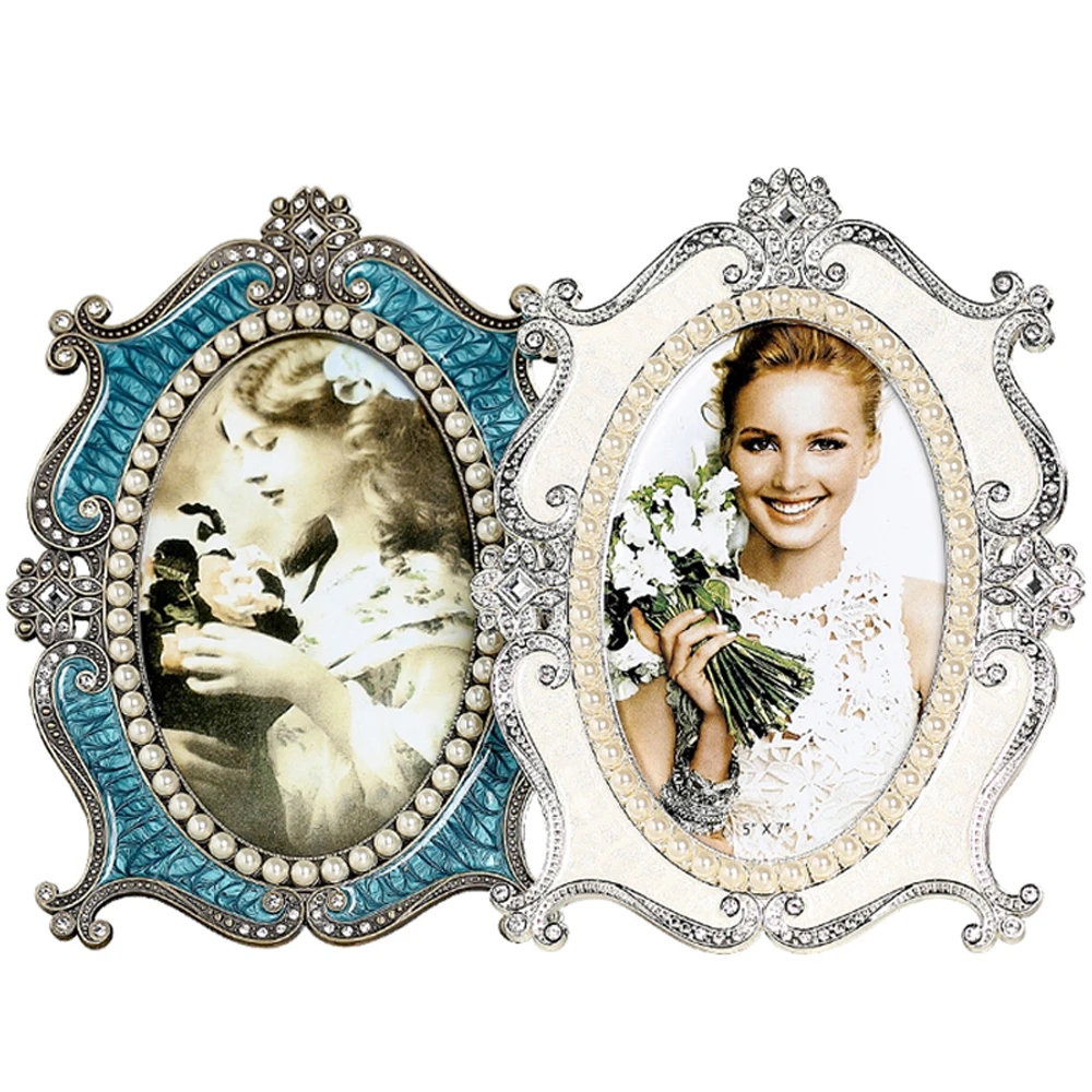 

Very Hot Luxury Freestanding Alloy Metal Photo Frame Picture Frames MPF089