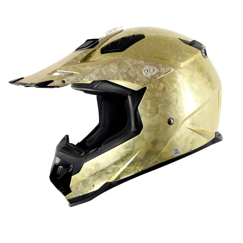 Хромированный синий шлем Nenki для мотокросса внедорожный мотоциклетный MX Capacete