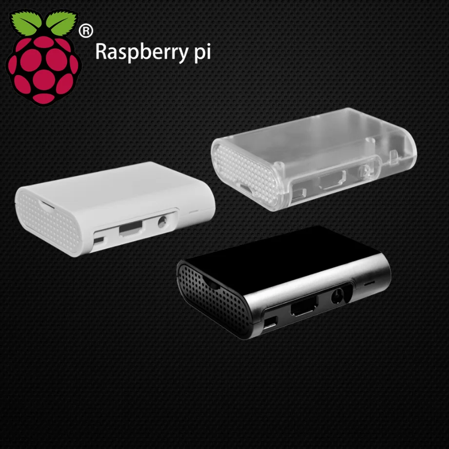 Raspberry Pi 3 Чехол Модель B Plus & 2 черный чехол Корпус Коробка ABS коробка