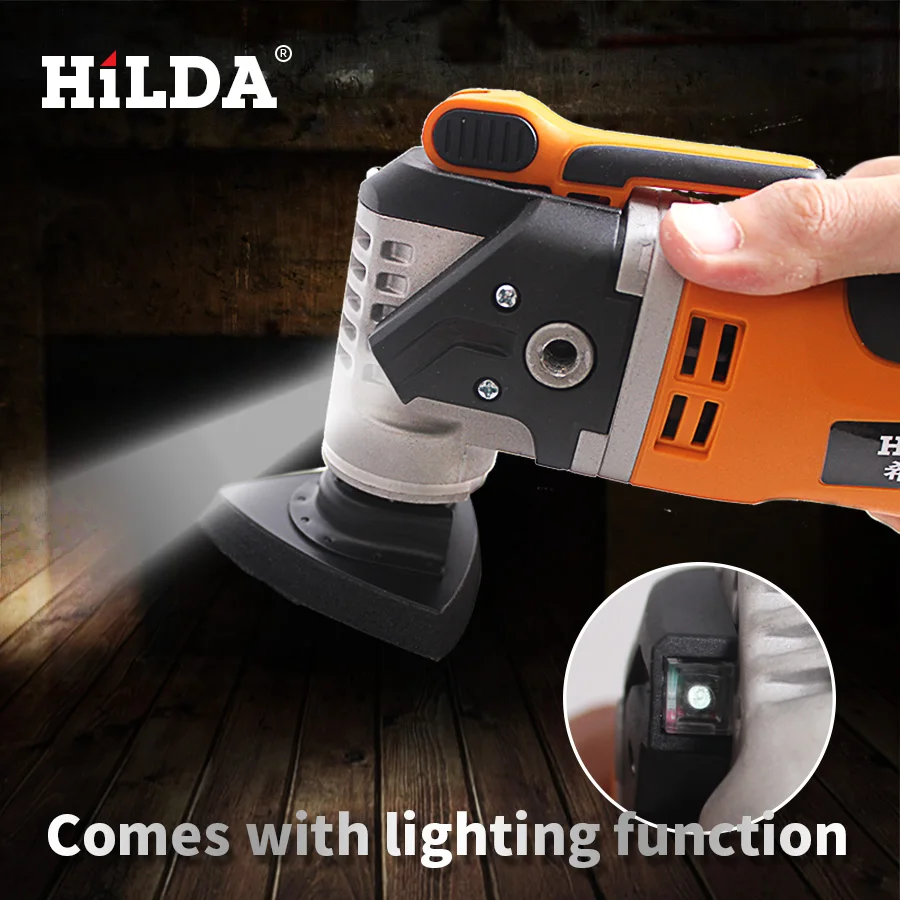 HILDA Multi-Function Electric Saw Oscillating Trimmer Home Renovation Tool woodworking Renovator Tools | Инструменты
