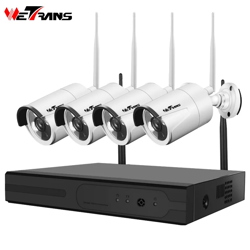 Wetrans охранная Камера видеонаблюдения Wifi система 4CH P 1080 HDD Беспроводная ip камера