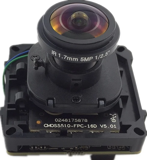 PS5510 + 3516D IP Камера зарядная Модульная плата с M12 объектив рыбий глаз панорама 5.0MP