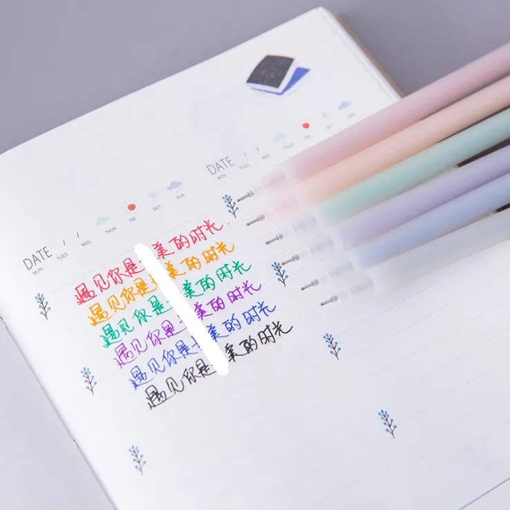 6 шт. Ассорти Цвет жидкие чернила ручки для рисования граффити планировщик