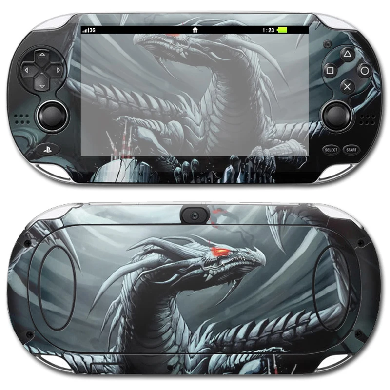 Дракон дизайн водонепроницаемые игры аксессуары Виниловая наклейка для PSP Vita 1000 наклейка на кожу