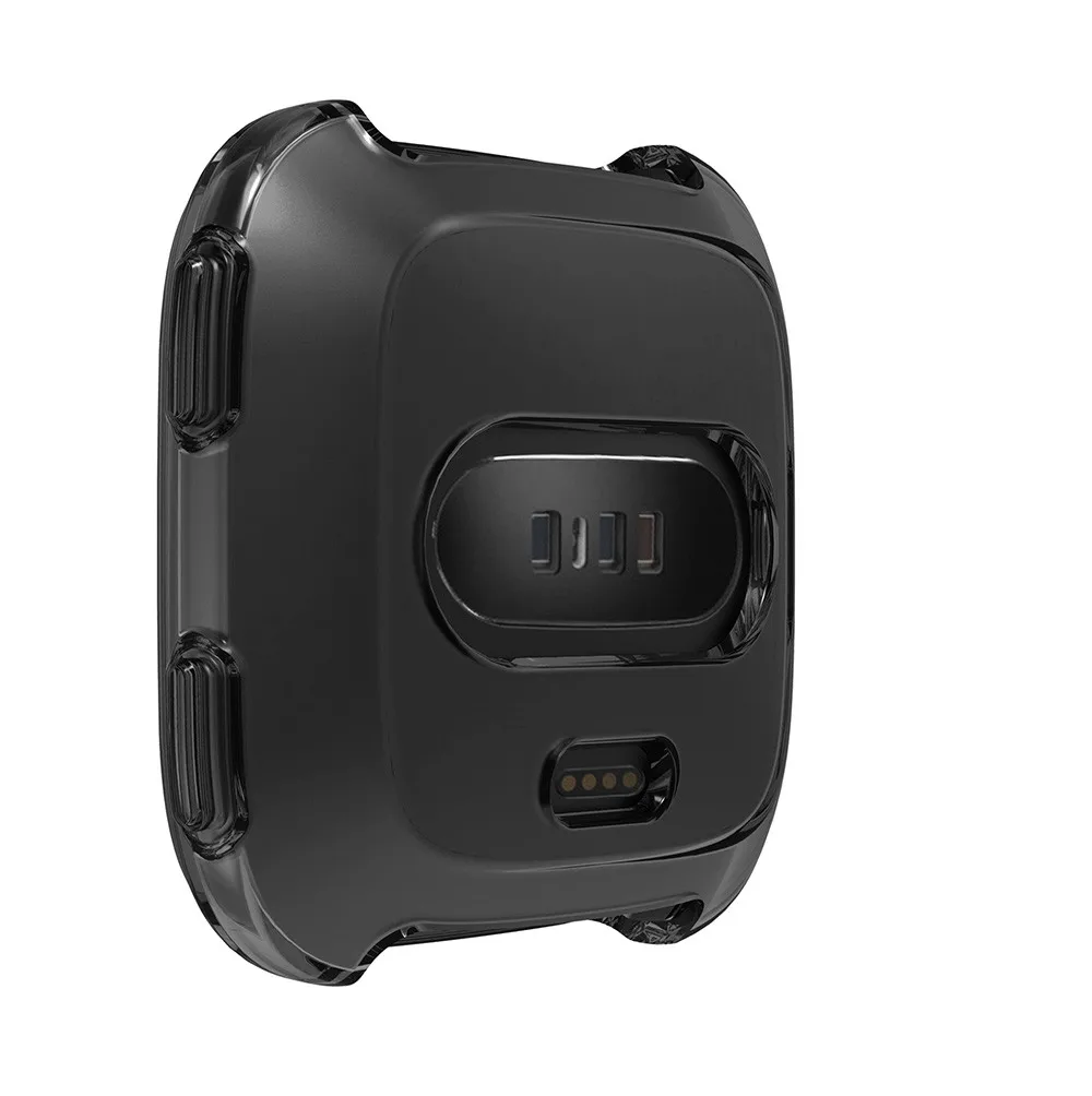 360 градусов Защитная крышка для Fitbit Versa Band чехол покрытие Coque Fit бит Versa часы аксессуары экран защитный чехол
