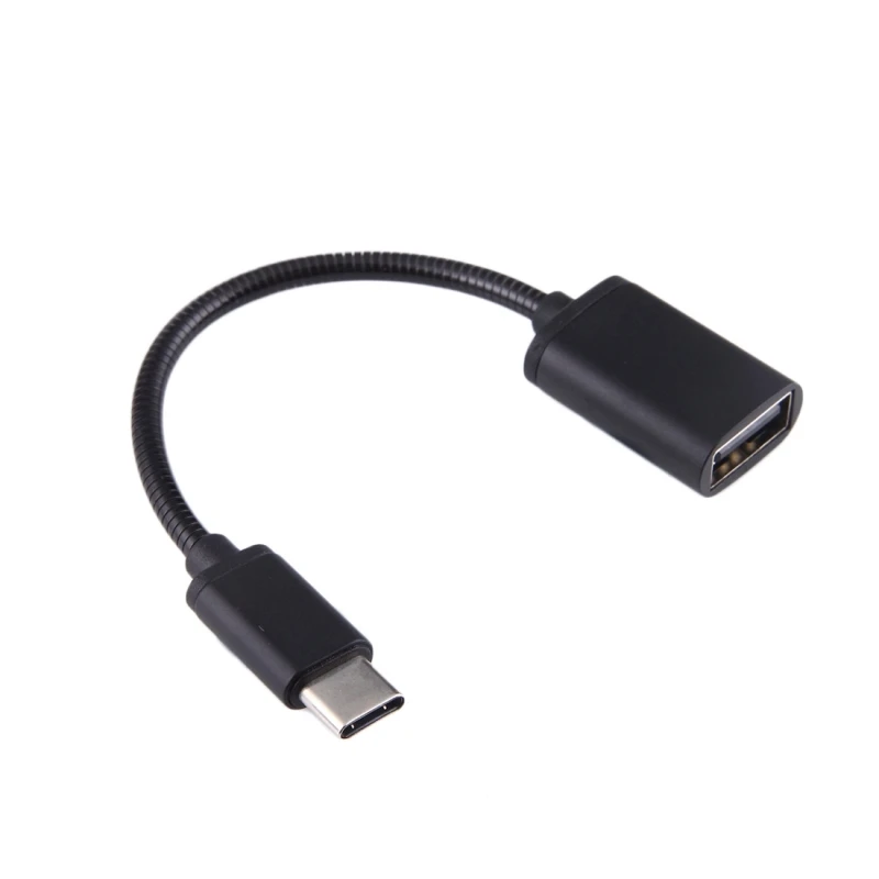Новый металлический кабель-Переходник USB C 3 1 Type папа-USB мама OTG для синхронизации