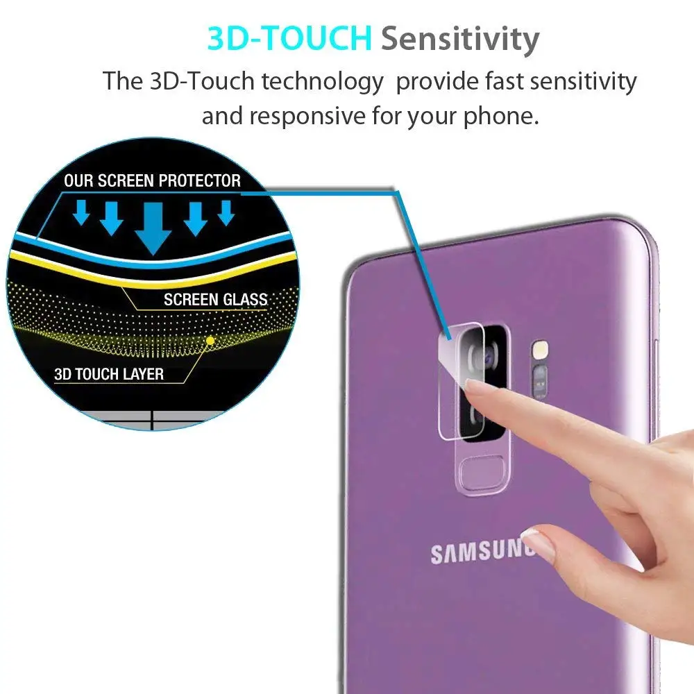 NYFundas 10pcs Back Camera Lens tempered glass For Samsung galaxy Note 9 8 S9 s8 s10 Plus s10E s10+ e rear cristal templado |