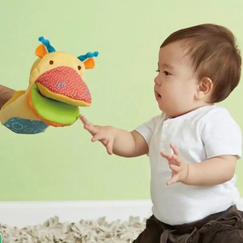 Перчатка зеркальная кукла ручная плюшевая игрушка детская мультяшная история