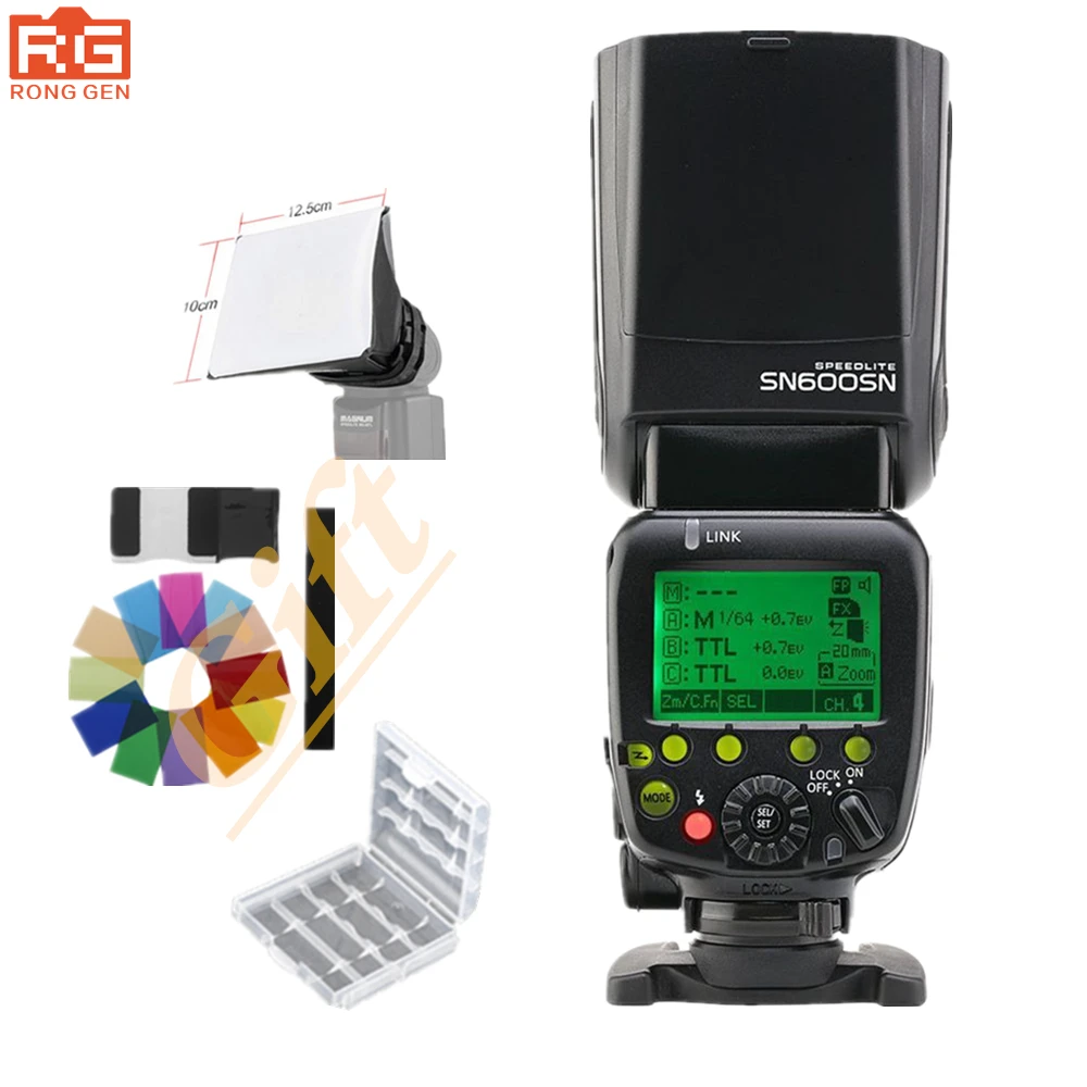 Вспышка Shanny SN600SN Master Высокоскоростная синхронизация света 1/8000 с GN60 для Nikon D7100 D7000