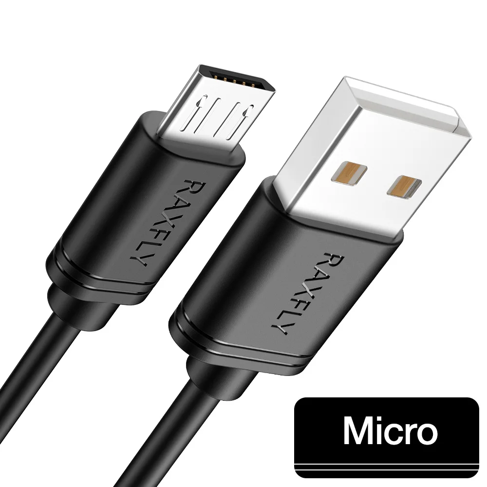 Micro USB Cable RAXFLY кабель usb type-C для Xiaomi Redmi Note 7 Micro USB кабель для зарядки и передачи данных для iPhone XR XS Max 7 - Цвет: Micro USB Cable