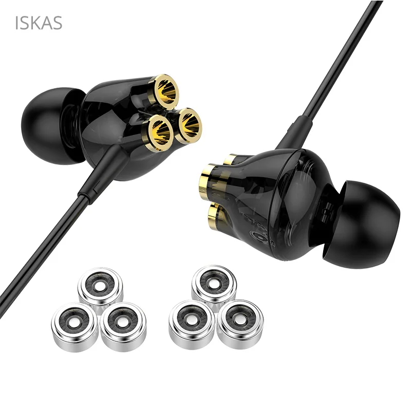 ISKAS наушники для мобильного телефона музыка Headfone Hifi бас технология сотовый
