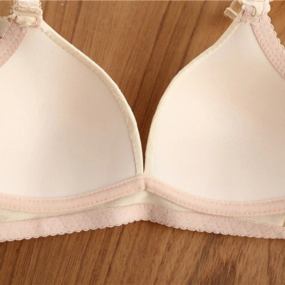 Хлопок детский бюстгальтер для молодых девочек-подростков нижнее белье Лето