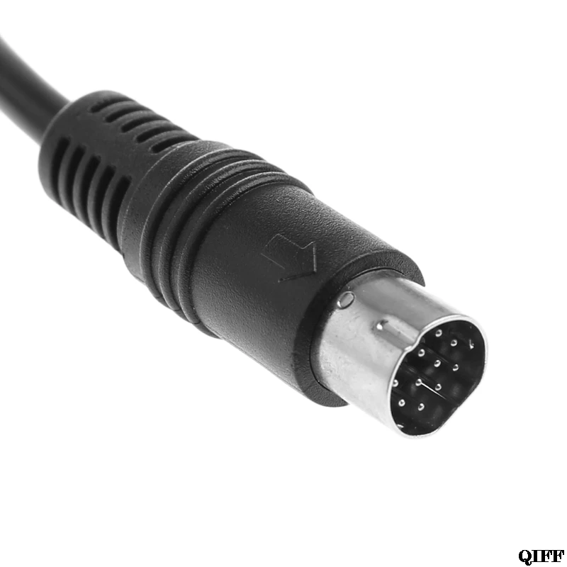 Прямая поставка и черный 1,8 м/6 футов Scart AV ТВ Видео кабель для sega Saturn NTSC& PAL версия APR28