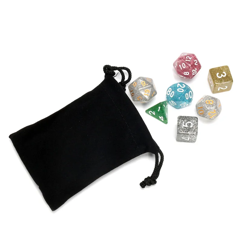 Совершенно новый топ 42 шт многогранные кости набор для подземелья Драконы D20 D12 D10