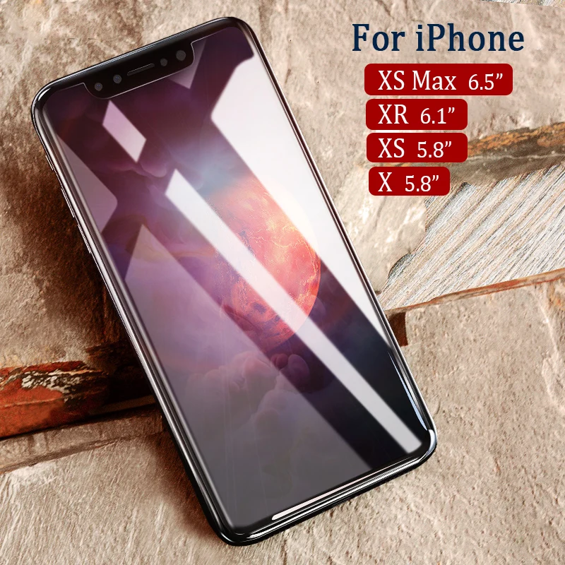 Защитное стекло для iphone XS Max XR X Закаленное Стекло Tremp защита экрана aphone aifone ifone 10 10x