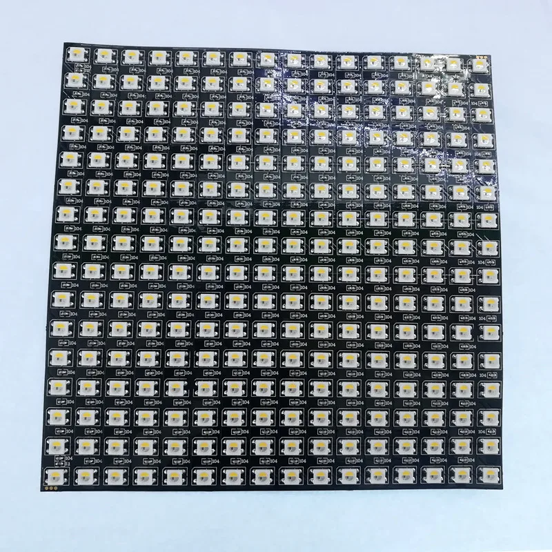 16*16 пикселей 256 WS2812B SK6812 RGBW цифровой гибкий светодиодный экран с программируемой