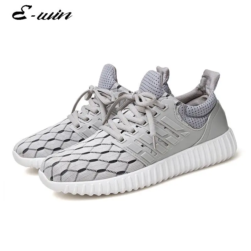 2016 Новый Мужская Обувь Дышащий Мода Кроссовки Узелок Повседневная Бег Прогулки