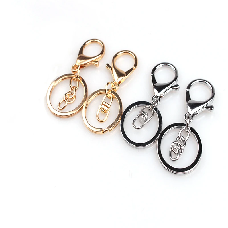 5 шт./лот длинное популярное классическое кольцо для ключей 14 цветов с покрытием