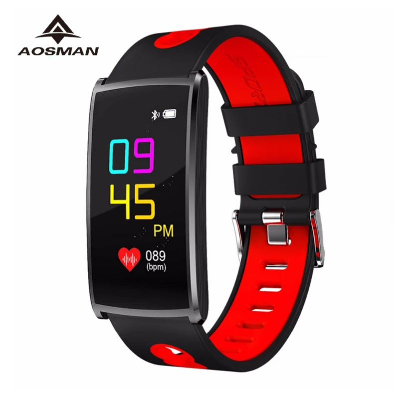 AOSMAN кровяное давление кислородный монитор сердечного ритма цветной экран