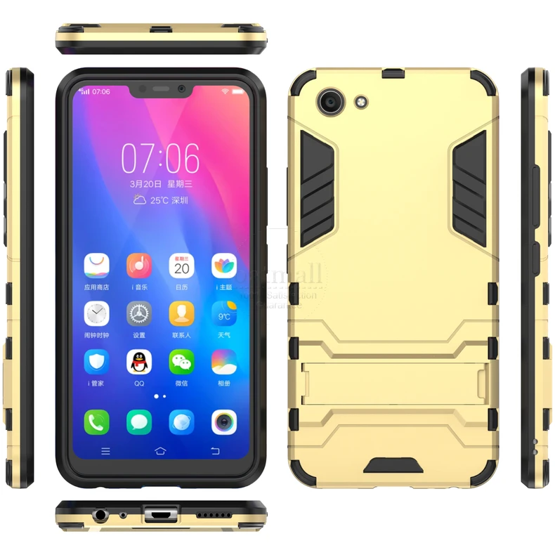 Dual layer Tough Hybrid Armor Back Cover For Nokia 6.1 Plus X6 2018 Case With Kickstand PC+TPU 5.8 inch Mobile Phone Bags Fundas |