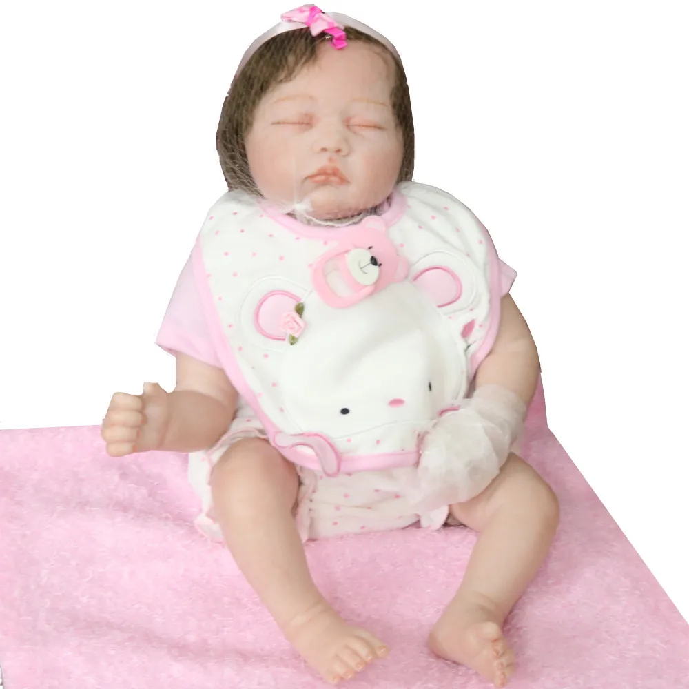 Npkcollection силиконовые возрождается Куклы BABY ALIVE мягкие Игрушечные лошадки для Обувь для девочек Дети, 20 icnh реального Куклы Reborn Спящая кукла мягкие Игрушечные лошадки