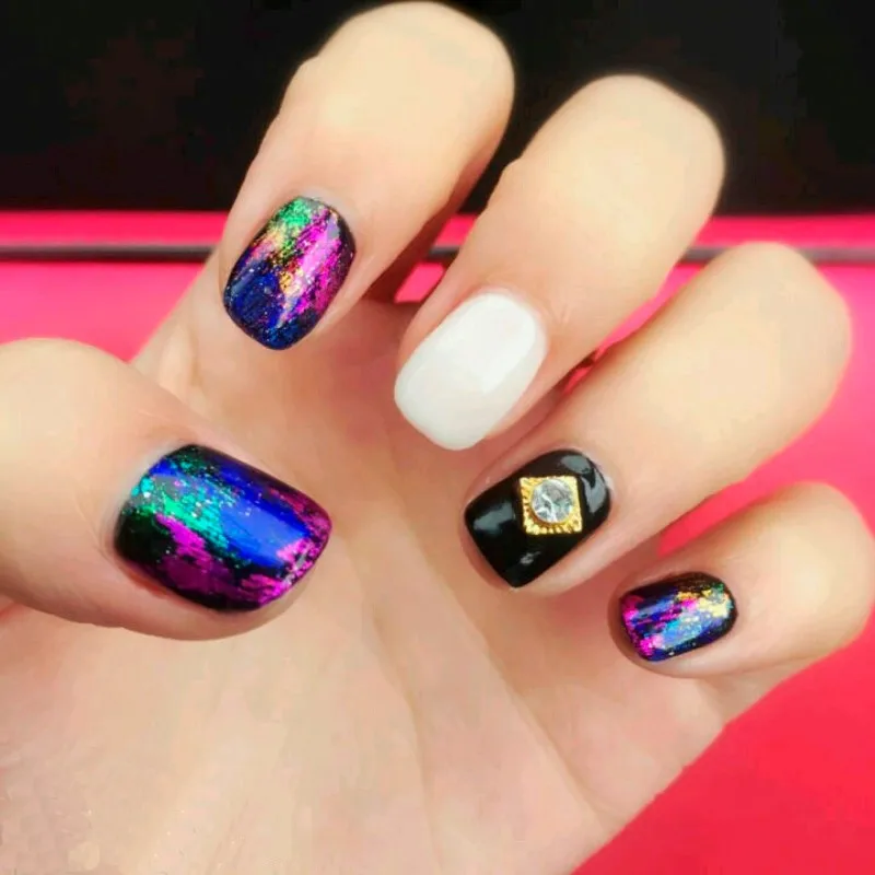 Thinkboo 49Pcs/set Symphony Nail Foil Stickers Star Starry Art Polish Transfer Decal DIY | Красота и здоровье