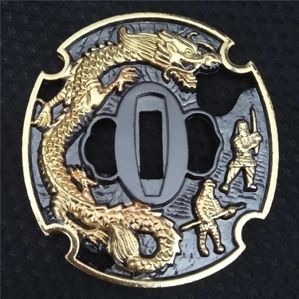 Сплав Tsuba Dragon Guard для японской самурайский меч катана Wakizashi|Мечи| |