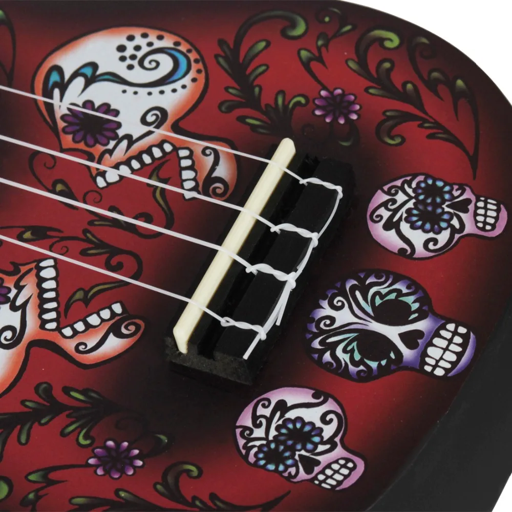 Дешевые сопрано Гавайские гитары укулеле 21 дюймов Ukelele 4 струны липа гриф Акустическая гитара; музыкальные инструменты R Малый гитары ra