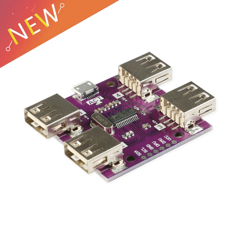 DC 5V 500mA USB 2 0 концентратор 4 Порты и разъёмы высокое Скорость контроллер модуль для