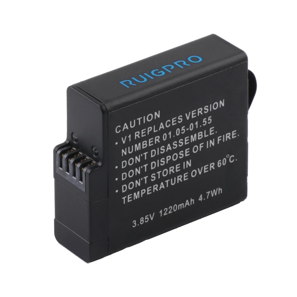 Аккумулятор Go Pro Hero5 hero6 hero7 hero8 black аккумулятор 1220 мАч AHDBT501 Akku для GoPro 5 6 7 AHDBT 501