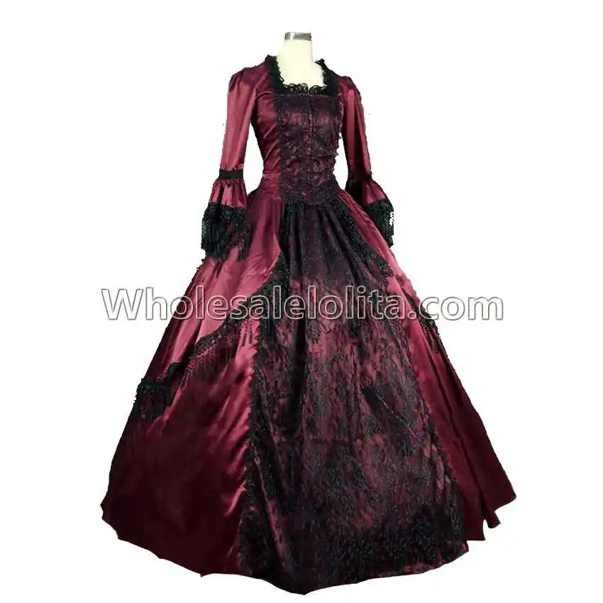 High Quality Marie Antoinette Penny Dreadful Renaissance Vampire Dress Gown Theatre | Женская одежда