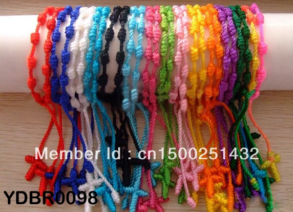 (Минимальный заказ это Φ) 24 шт. браслет ручной работы с узлом и четками разные