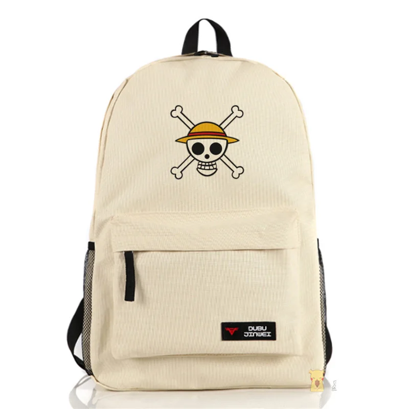 

New Cartoon Anime Fashion Children's School Bag ONE PIECE Backpack Multi Choice Travel Laptop Book Bags