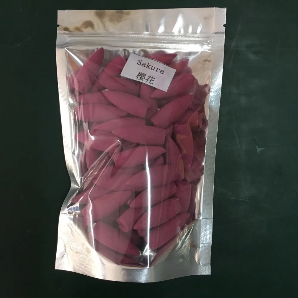 50 шт. больше 3 5 см натуральный рефлюкс башня благовония Сакура османтус жасмин
