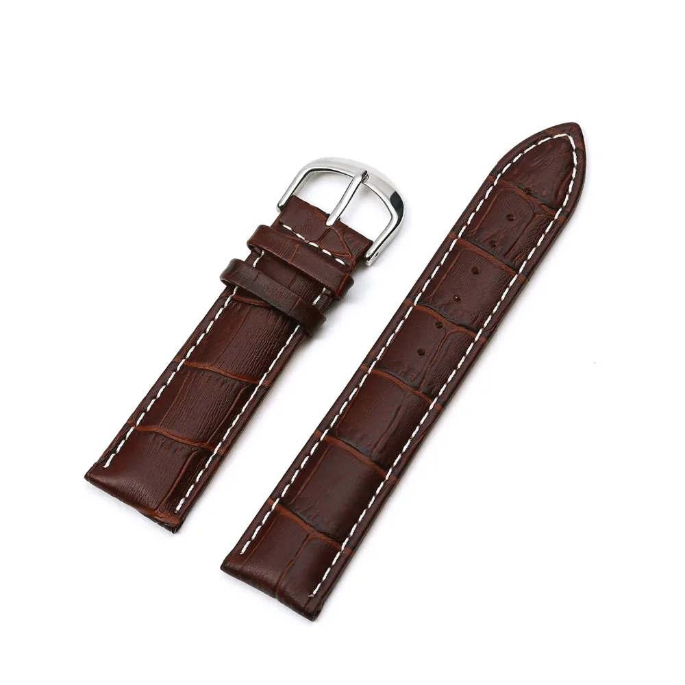 Классический ремешок для часов из натуральной кожи 18 мм 20 22 24 мм|leather watchband|watch
