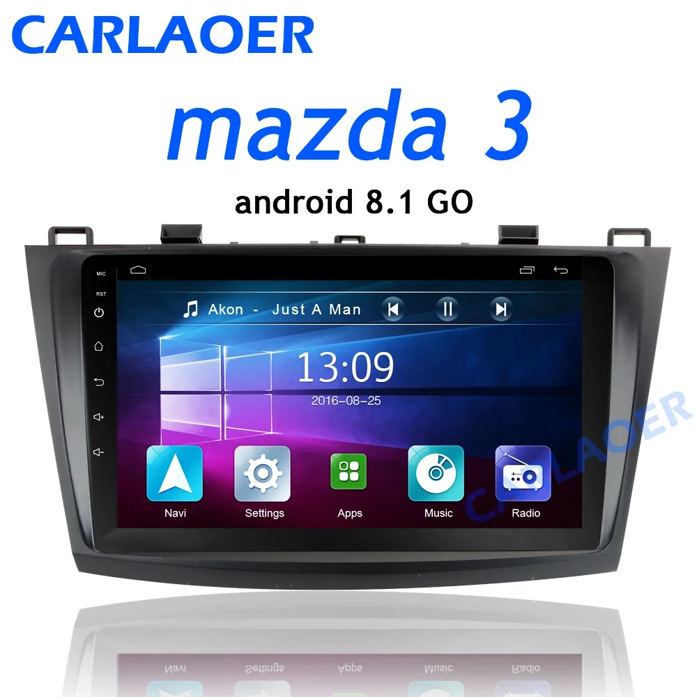 Для Mazda 3 2010-2013 maxx axela android 8,1 автомобиль DVD gps Радио стерео 1G 16G WI-FI карта 4 ядра 2 din Автомобильный мультимедийный плеер
