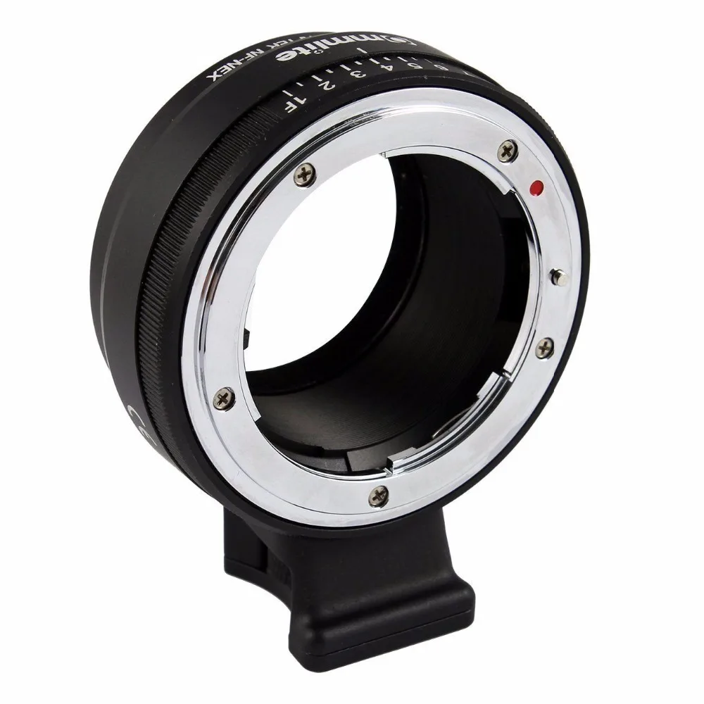 Адаптер для крепления объектива Commlite с циферблатом диафрагмы Nikon F AF S G камеры Sony E
