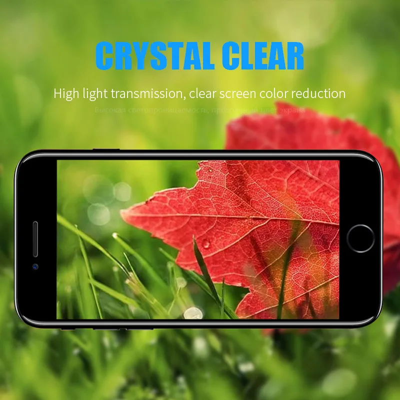 5D изогнутая 9H Защита экрана для iPhone 6S 6 7 полное покрытие 6Plus 6splus 7plus Закаленное