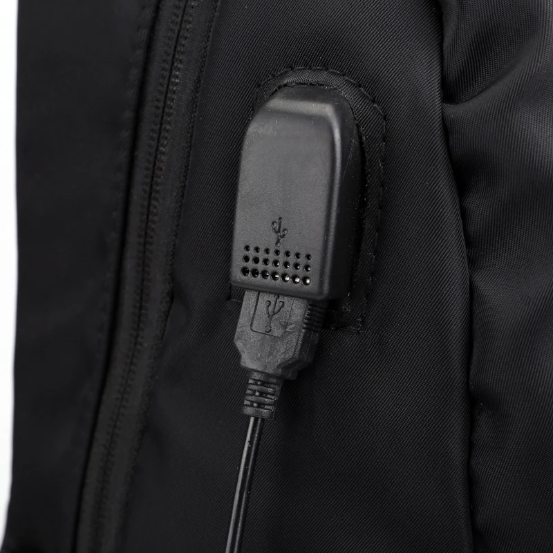 Модный рюкзак Большой Вместительный школьный с usb-портом для зарядки деловой