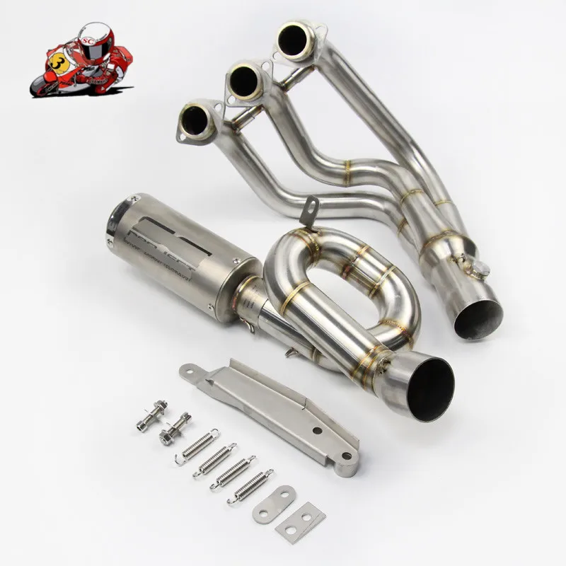Мотоцикл Полный выхлопной системы слипоны для Yamaha MT09 FZ09- XSR900 Глушитель Трубы