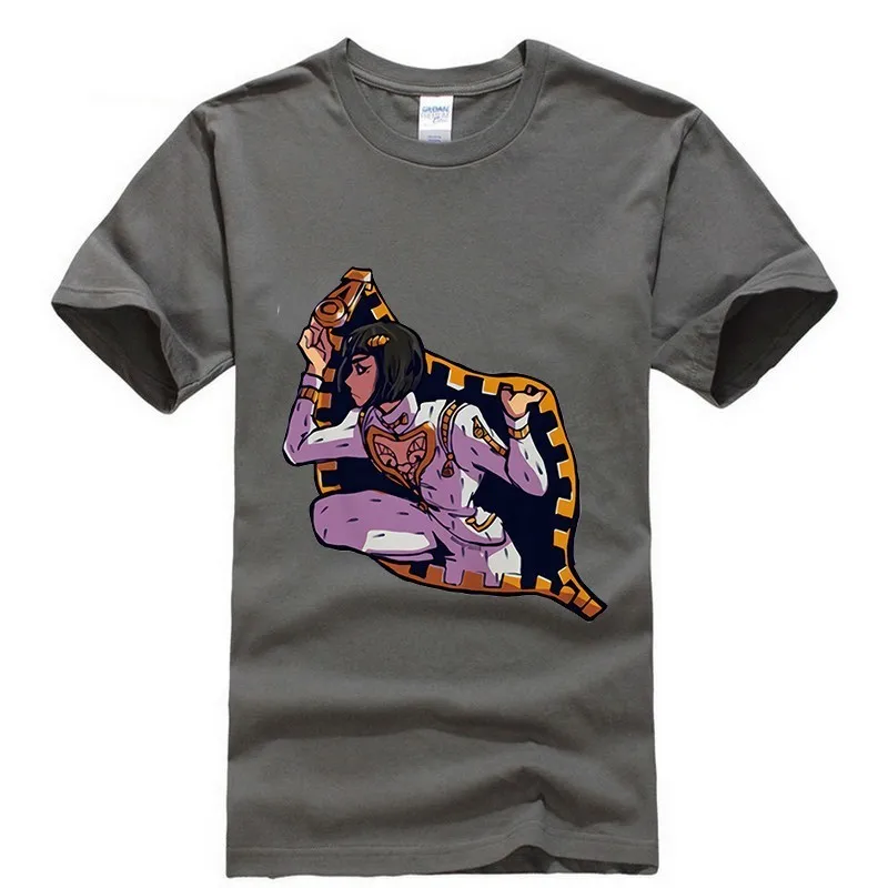2019 новая футболка с принтом Jojo невероятное приключение одобренный сертификат