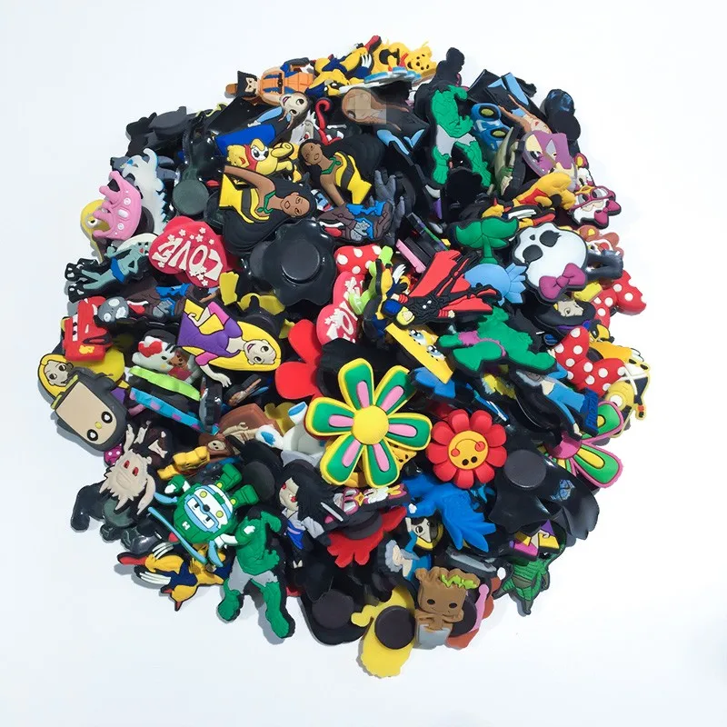 Бесплатная DHL 2000 шт. случайный/не собирает мягкий ПВХ мультфильм магниты на