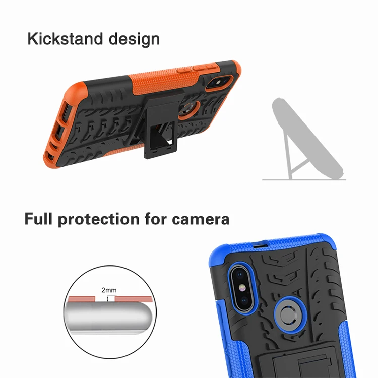 Для Xiaomi Redmi Note 5 Pro Чехол глобальная версия TPU + PC = прочный защитный чехол с
