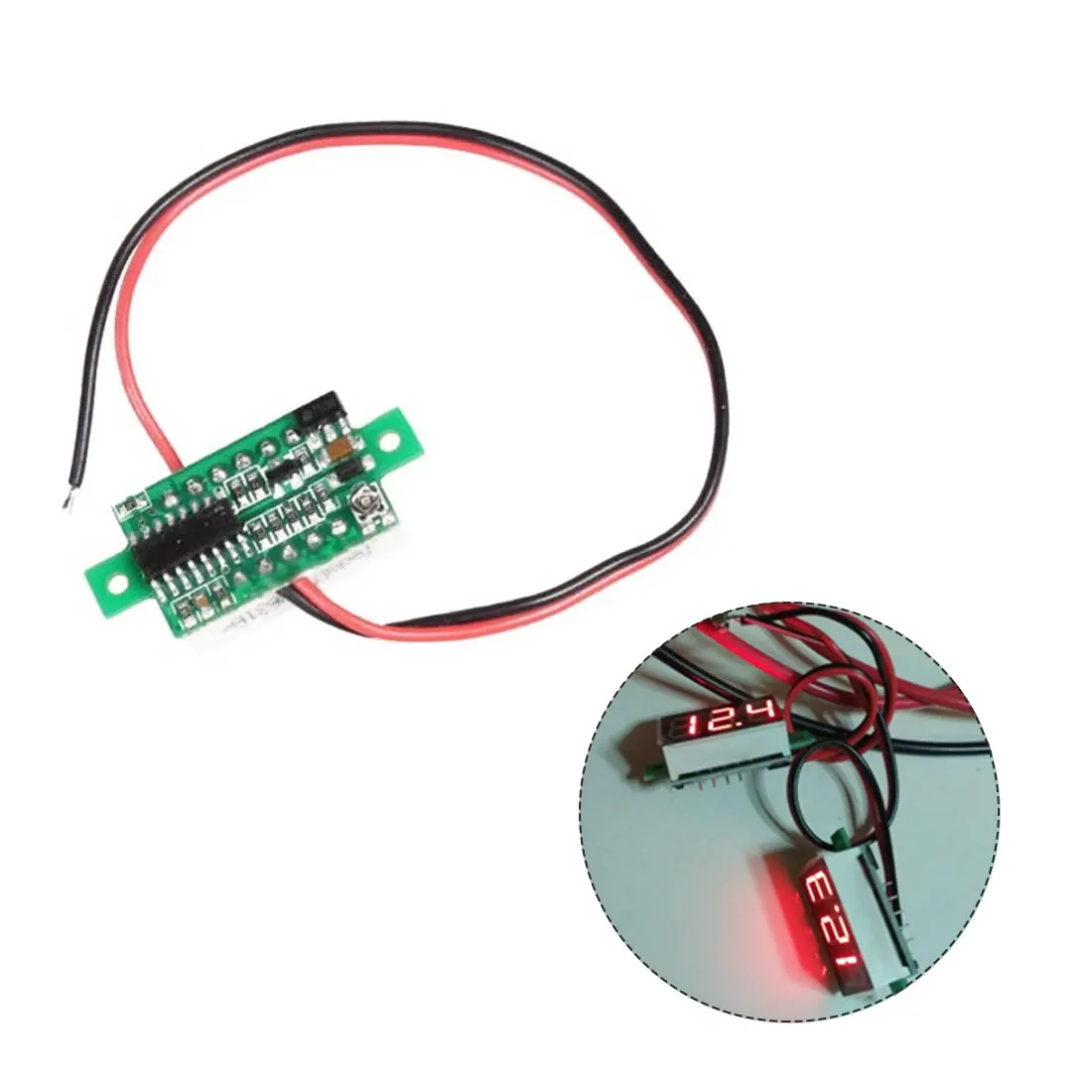 Цифровой светодиодный мини дисплей модуль DC4.5V 30V вольтметр тестер напряжения