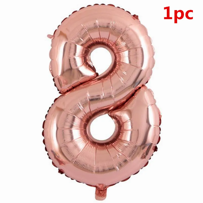 30inch 8 18 дюймов розовое золото сердце фольгированный шар 10 дюймов белый розовый латексный шар воздушный шар "Конфетти" свадебное украшение день Рождения Вечеринка Детские игрушки - Цвет: 30inch 8