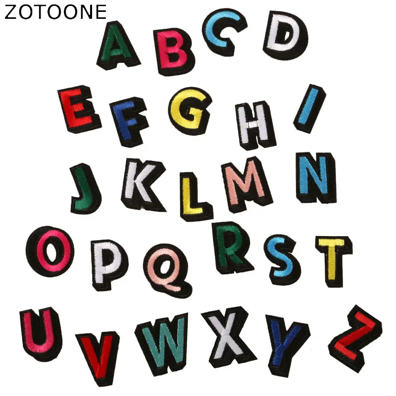1 шт. термоклейкие нашивки ZOTOONE с надписью и логотипом для одежды наклейки сделай